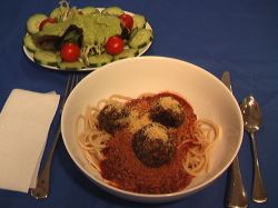 Spaghetti and Meatballs with 